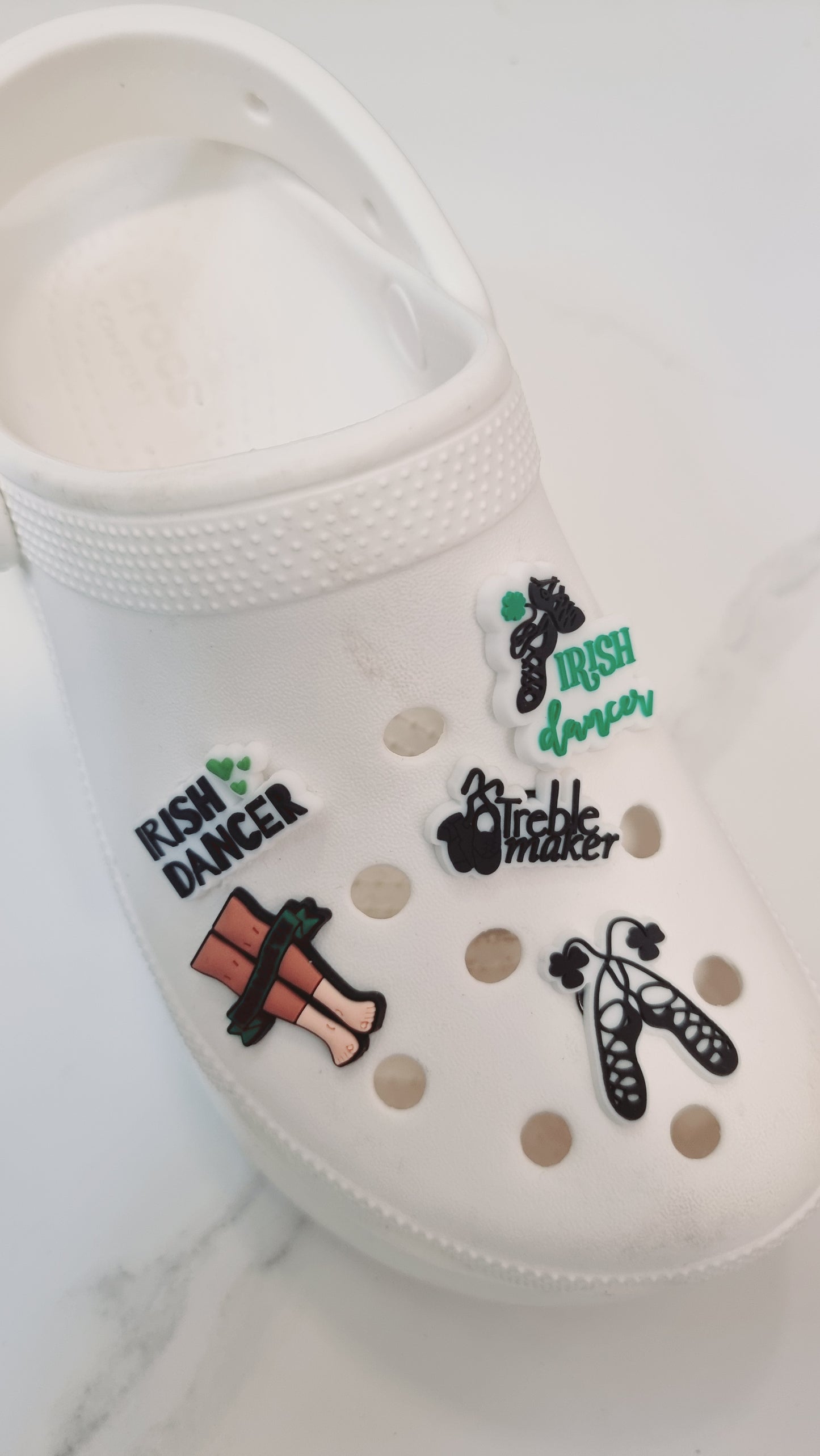 Lucky Pack: 5 Random Irish Dancing Croc Charms – Irish Dance Croc Charm or Accessory by ReelCharmDesigns
