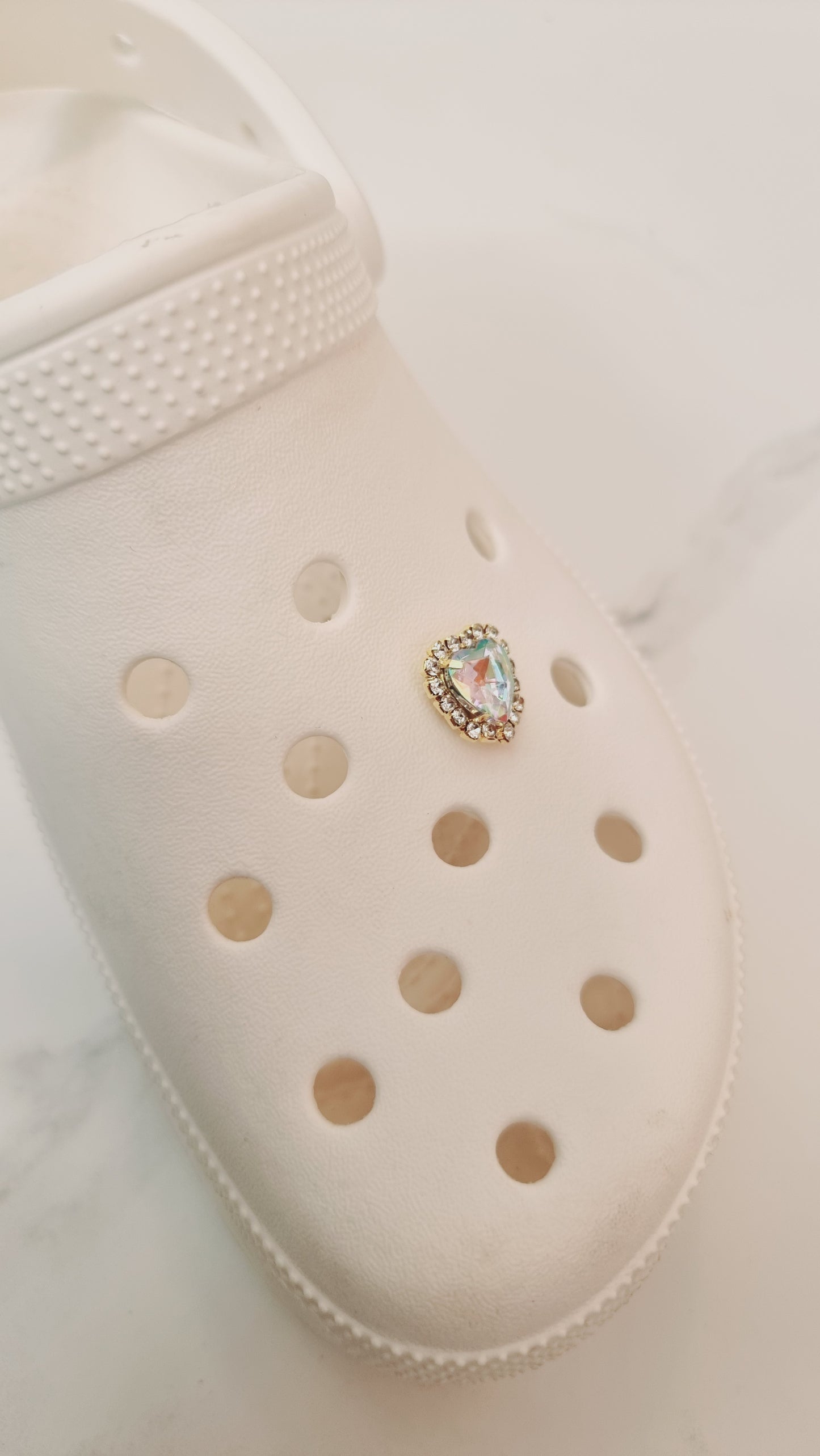 Lucky Heart Croc Charm