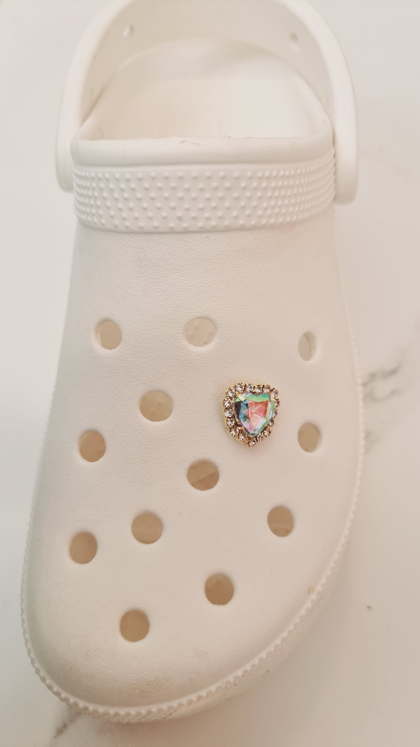 Lucky Heart Croc Charm