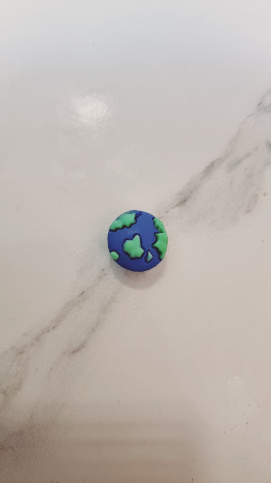 World Irish Dancing Globe Croc Charm